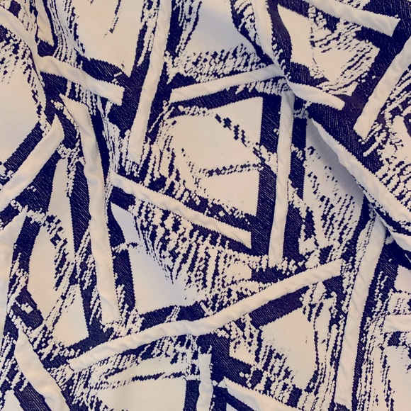 Strapless black and white designer one of a kind dress - Picture 2 of 2